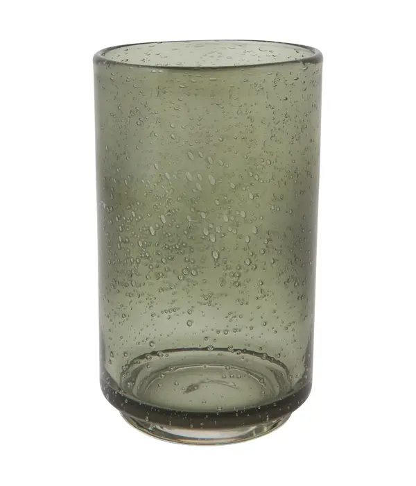 Danica Heirloom Verre Tumbler Ambré Vert à Effet Bulles 17 oz de Danica