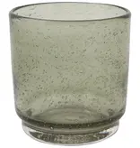 Danica Heirloom Verre Tumbler Ambré Vert à Effet Bulles 12 oz de Danica