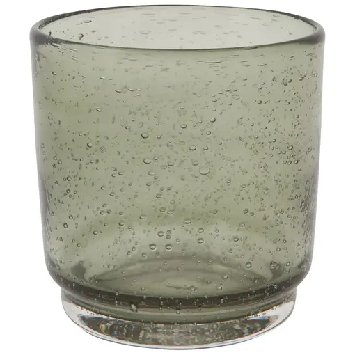 Danica Heirloom Danica Green Short Bubbled Tumbler 12oz