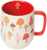 Danica Heirloom Danica Beige Mug with Mushrooms 22oz