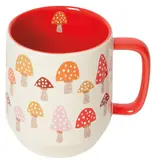 Danica Heirloom Danica Beige Mug with Mushrooms 22oz