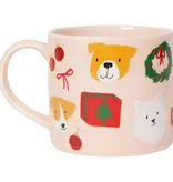 Now Designs Tasse Rose 'Holiday Hounds' 14 oz de Danica