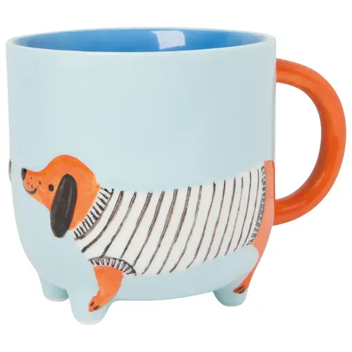 Danica Heirloom Tasse 'Dachshund' Bleue 15 oz de Danica