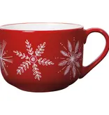 Now Designs Tasse à Latte Flocons de Neige 23 oz de Now Designs