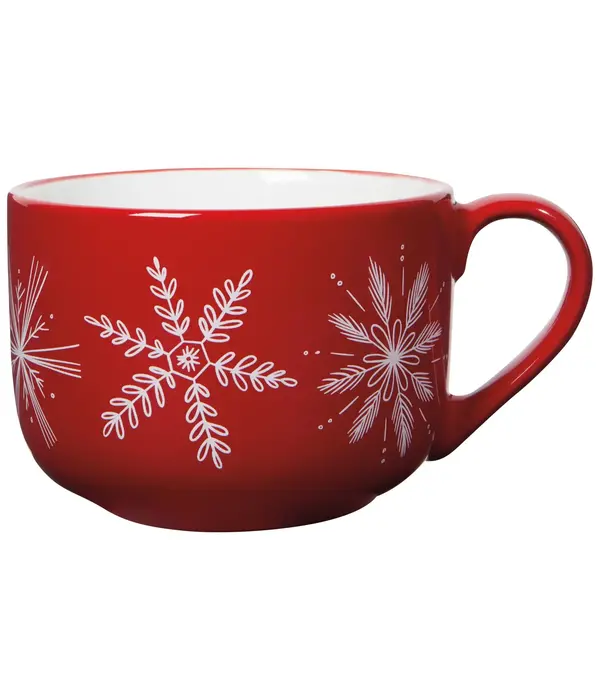 Now Designs Tasse à Latte Flocons de Neige 23 oz de Now Designs