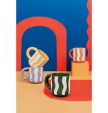 Danica Heirloom Tasse Rayée "Groovy" Jaune 10oz de Danica