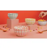 Now Designs Danica Colorful Check Everyday Bowls 14oz, Set of 4