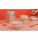Now Designs Danica Colorful Check Everyday Bowls 14oz, Set of 4