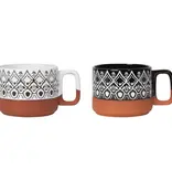 Tasses en Terre Cuite "Harmony" 14oz, ens/2 de Danica