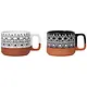 Tasses en Terre Cuite "Harmony" 14oz, ens/2 de Danica