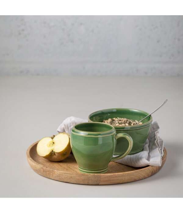 Casafina Tasse 400ml en grès Fontana vert de Casafina