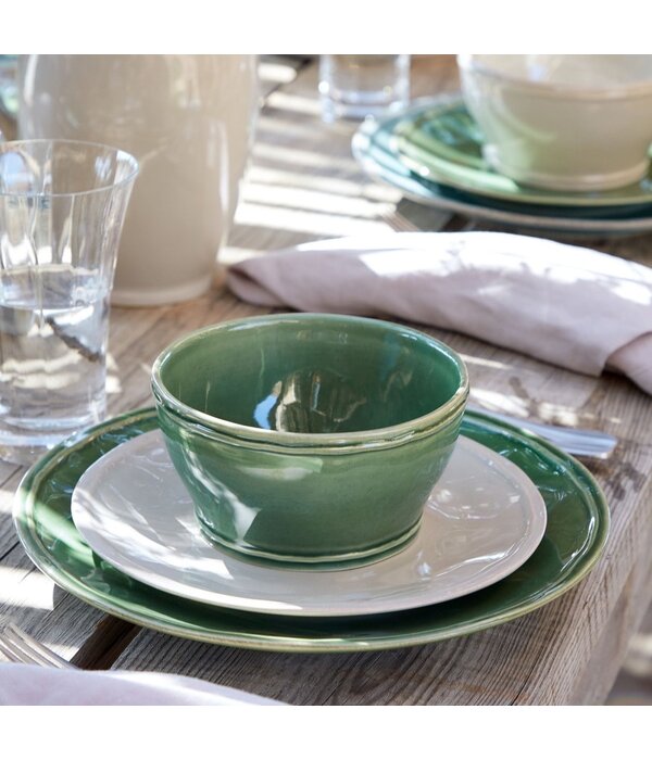 Casafina Casafina Fontana Green Stoneware Plate 28.6 cm