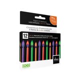 Rainbow Moments Rainbow Moments COLORED FLAME BIRTHDAY CANDLES (12 PACK)