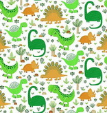 Ensemble de 20 serviettes de table en papier Dinosaures