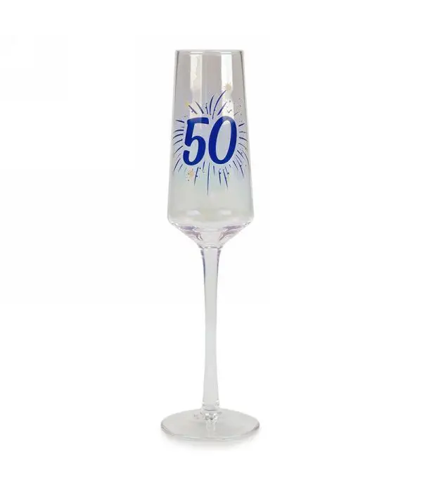 50th Champagne Flute