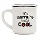 Tasse "La marraine la plus cool"