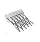 Coupe-pâte à 6 roues en acier inoxydable de Browne