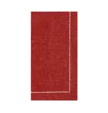 Harman Harman Hemstitch Napkin, Set Of 4 in Red