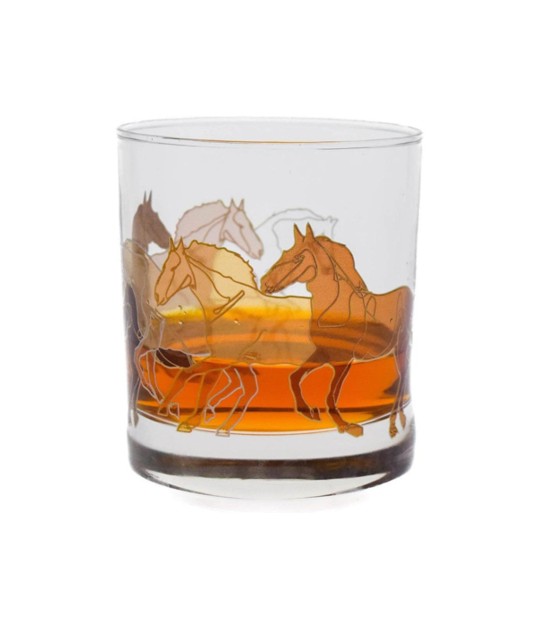 Verres avec illustration de chevaux 10.25oz, ens/6 de Cuisivin