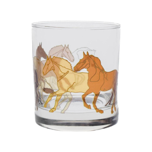 Verres avec illustration de chevaux 10.25oz, ens/6 de Cuisivin