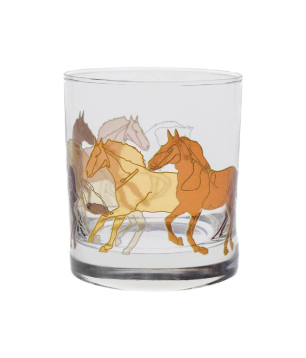 Verres avec illustration de chevaux 10.25oz, ens/6 de Cuisivin