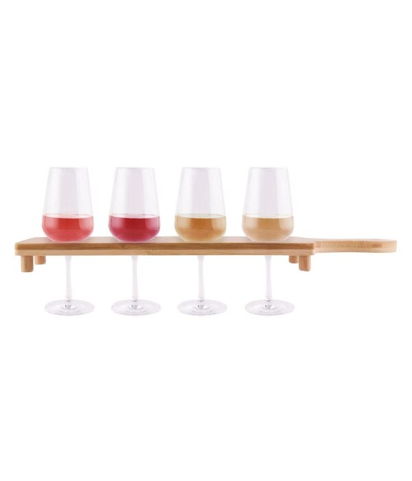 Cuisivin Wine Flight Board Brown