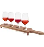 Cuisivin Wine Flight Board Brown
