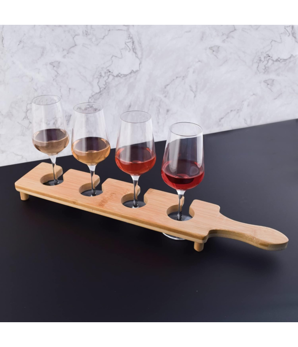 Cuisivin Wine Flight Board Brown