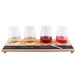 Planche pour dégustation de vin avec pierre en stéatite