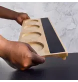 Planche pour dégustation de vin avec pierre en stéatite