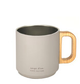 Taupe Double-Wall Mug 400ml