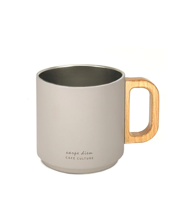 Tasse à double paroi Taupe 400ml