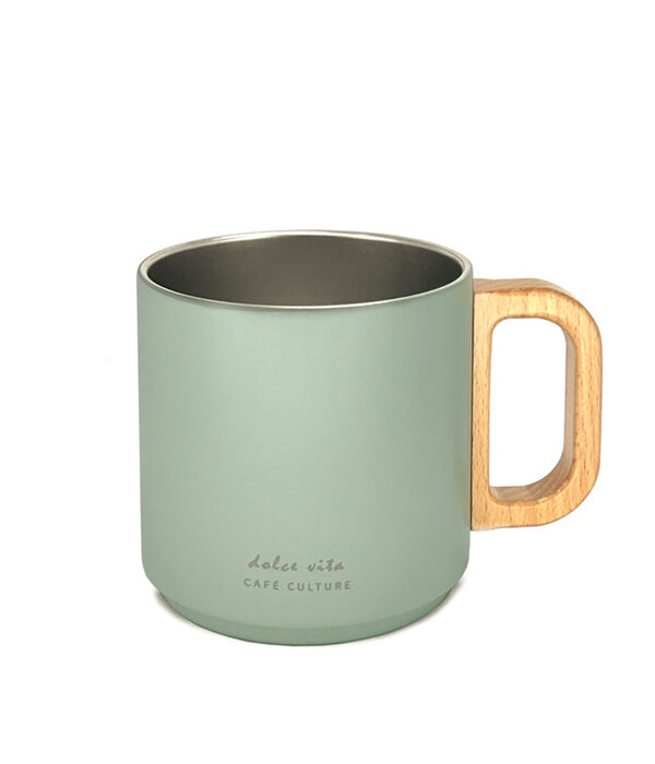 Tasse à double paroi Vert Sauge 400ml