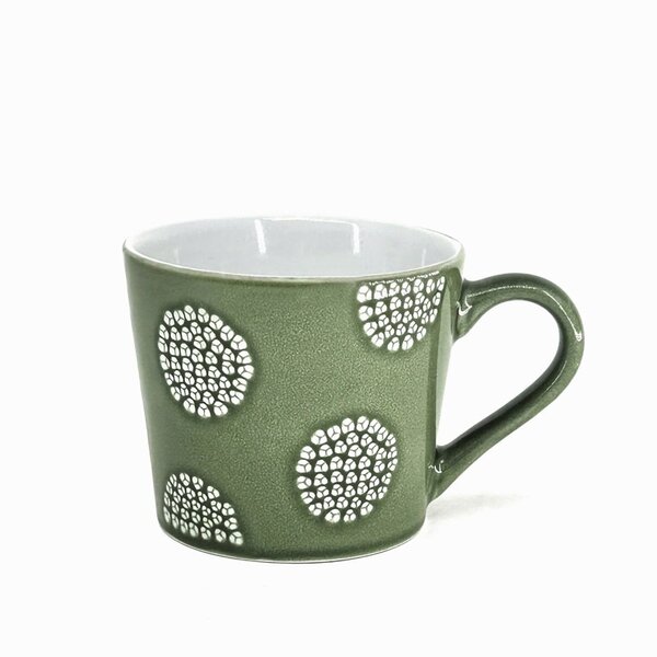 Tasse Pissenlit en grès vert 350 ml