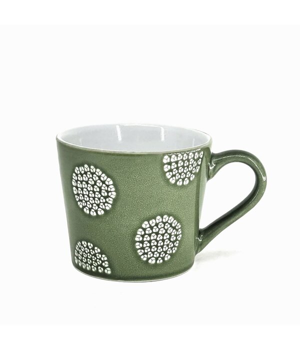 BIA Cordon Bleu Tasse Pissenlit en grès vert 350 ml