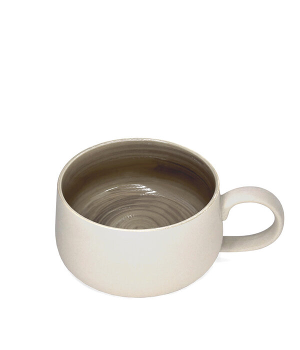 BIA Cordon Bleu Tasse à café en grès Taupe 350ml de BIA