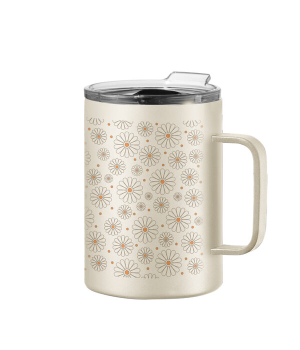 Tasse à double paroi marguerites 420ml de OGGI