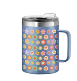 Tasse à double paroi Fleurs Contentes 420ml de OGGI