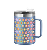 Tasse à double paroi Fleurs Contentes 420ml de OGGI