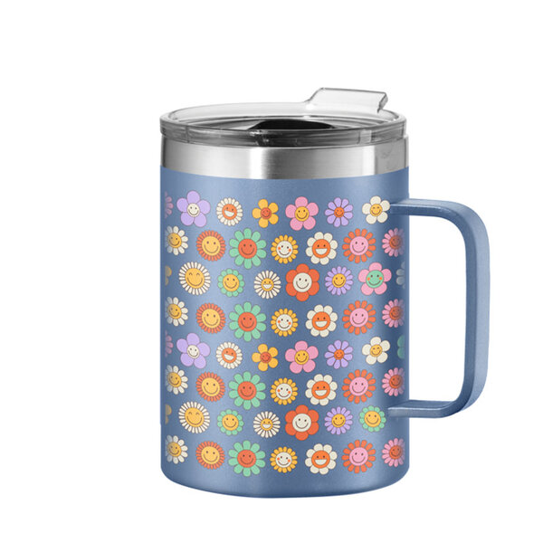 Tasse à double paroi Fleurs Contentes 420ml de OGGI