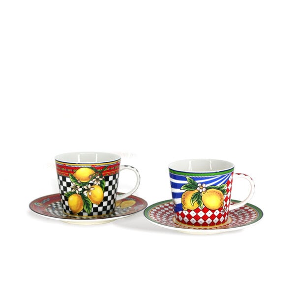 Tasses à espresso et sous-tasses Tesoro 100 ml, ens/2