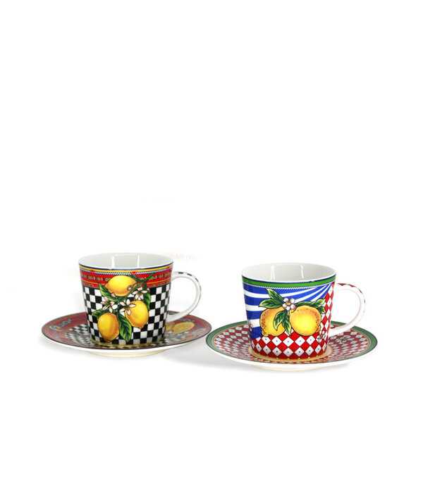 BIA Cordon Bleu Tesoro Espresso Cups & Saucers 100 ml, set of 2