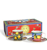 BIA Cordon Bleu Tesoro Espresso Cups & Saucers 100 ml, set of 2