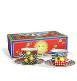 BIA Cordon Bleu Tesoro Espresso Cups & Saucers 100 ml, set of 2