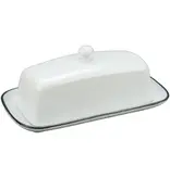 BIA Cordon Bleu Beurrier en porcelaine Silhouette de BIA