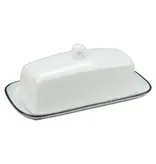 BIA Cordon Bleu Beurrier en porcelaine Silhouette de BIA