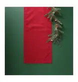 Harman Red Table Runner with Tree Patterns
