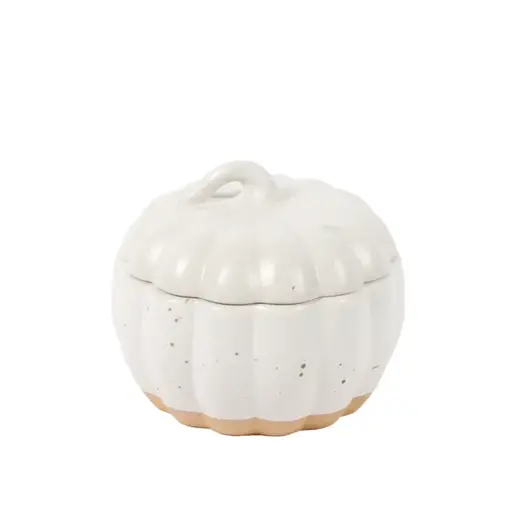 Harman White Pumpkin-Shaped Soup Bowl