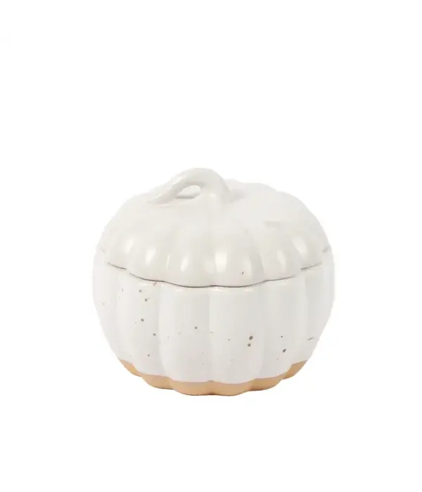 Harman White Pumpkin-Shaped Soup Bowl