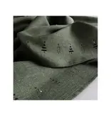 Harman Green Tablecloth with Tree Patterns 60 x 90"